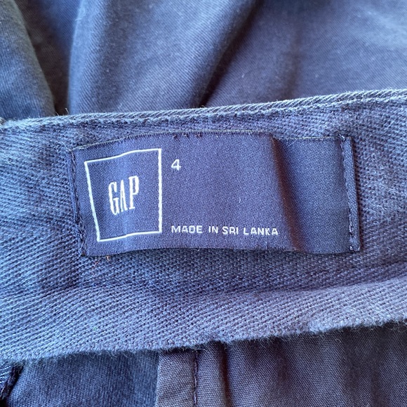 GAP Brushed Twill Navy Trousers - Picture 4 of 5